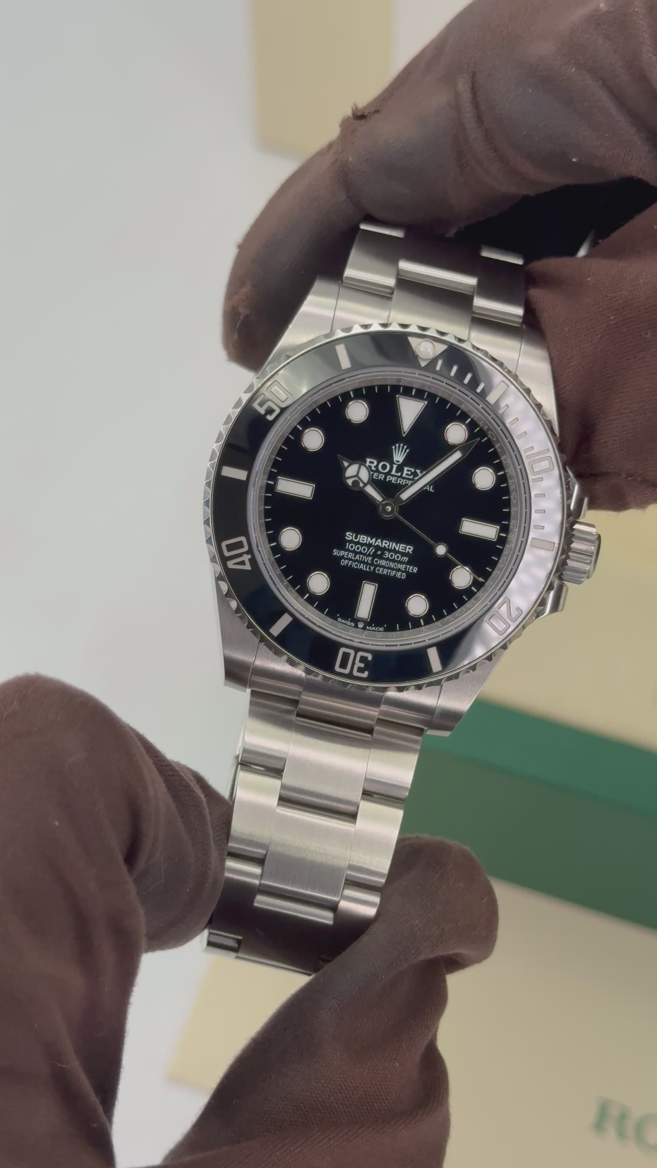 2024 Rolex Submariner 41mm 124060 Stainless Steel Black Dial