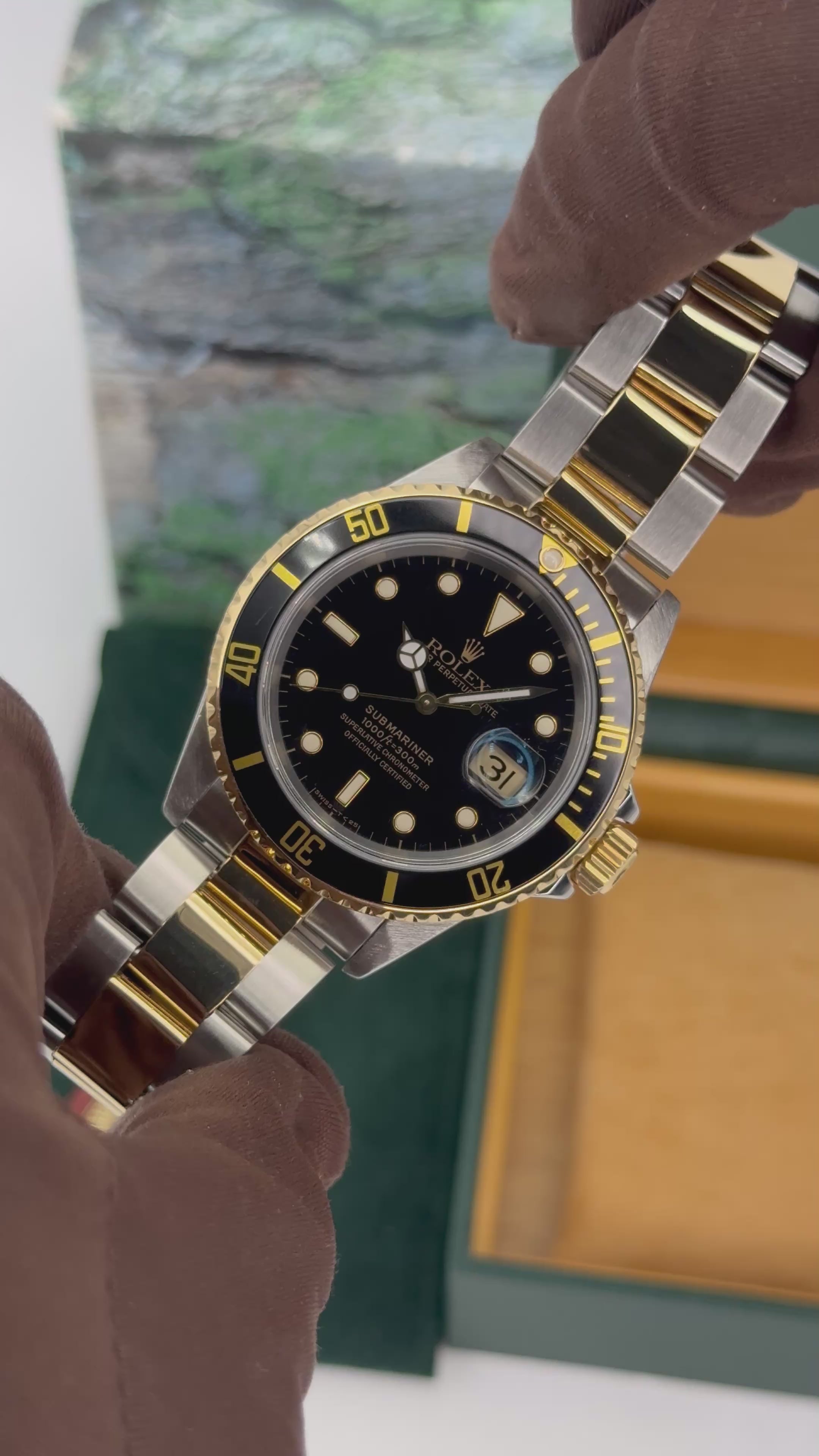 イエロー Rolex Submariner Steel and Gold (two tone) 16613 | Stock 7769
