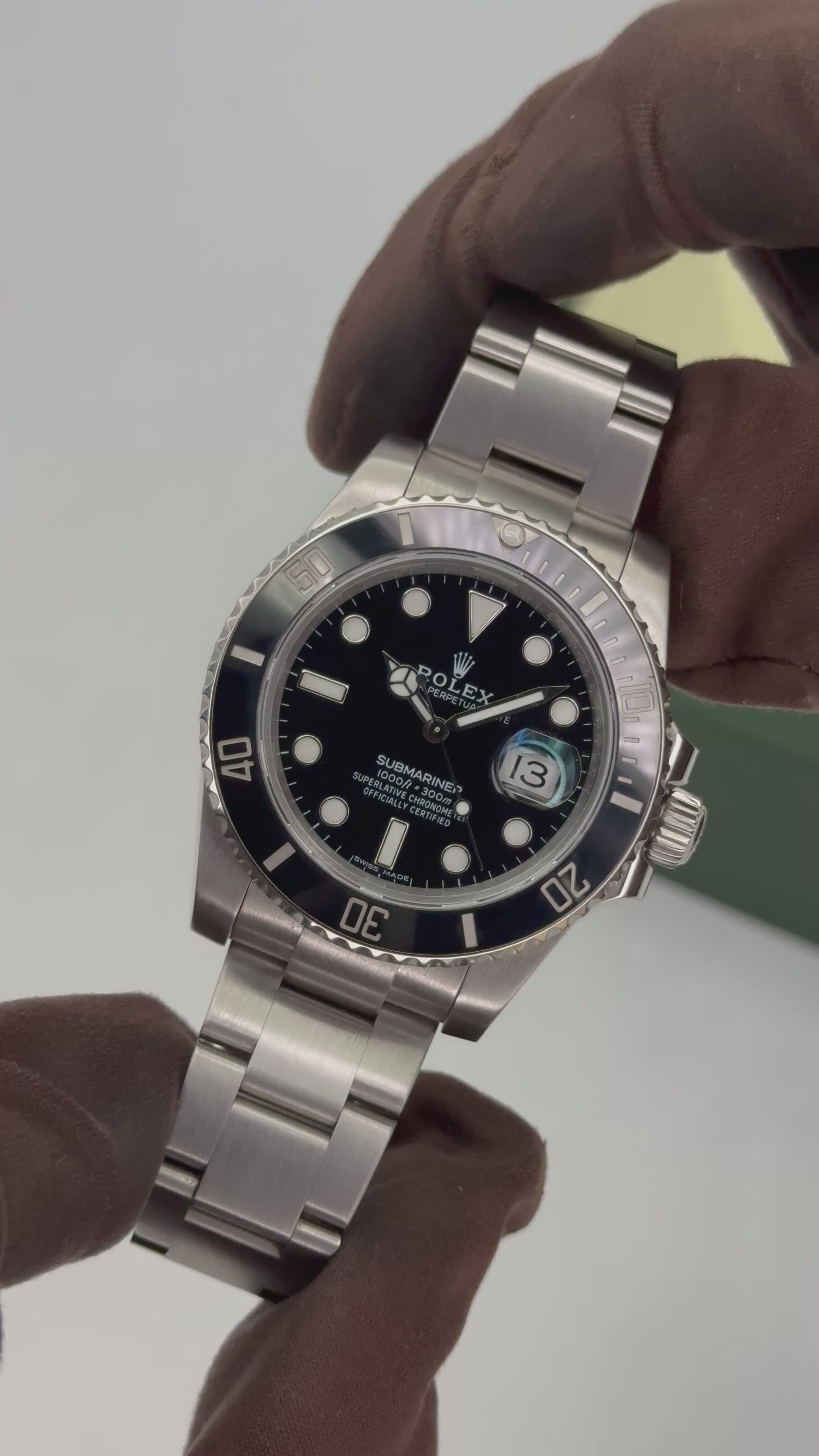 マイン 2012 Rolex Submariner 40mm 116610LN Stainless Steel Black Dial