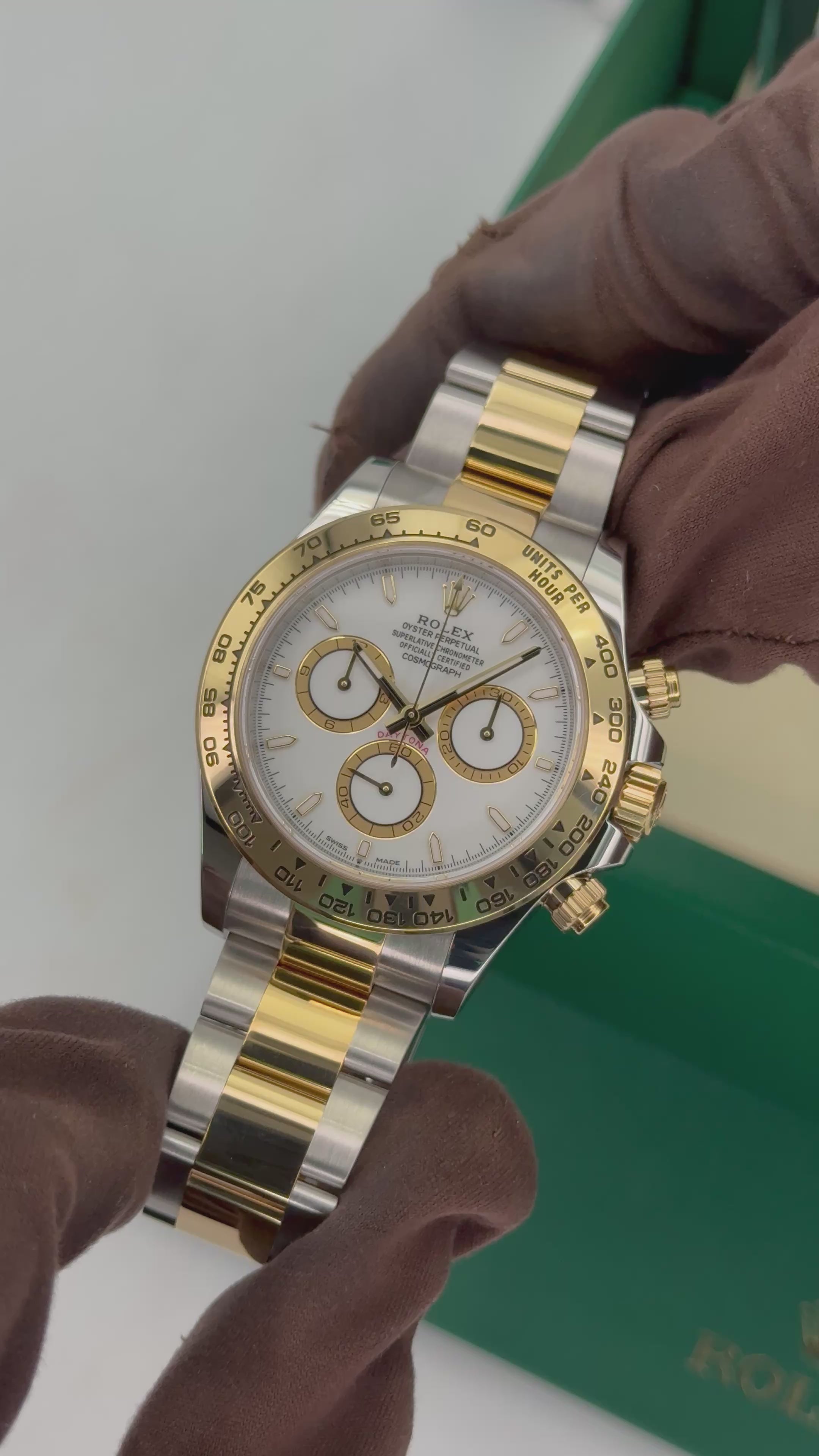 M.Yページ 2025 Rolex Daytona 40mm 126503 Two-Tone White Dial