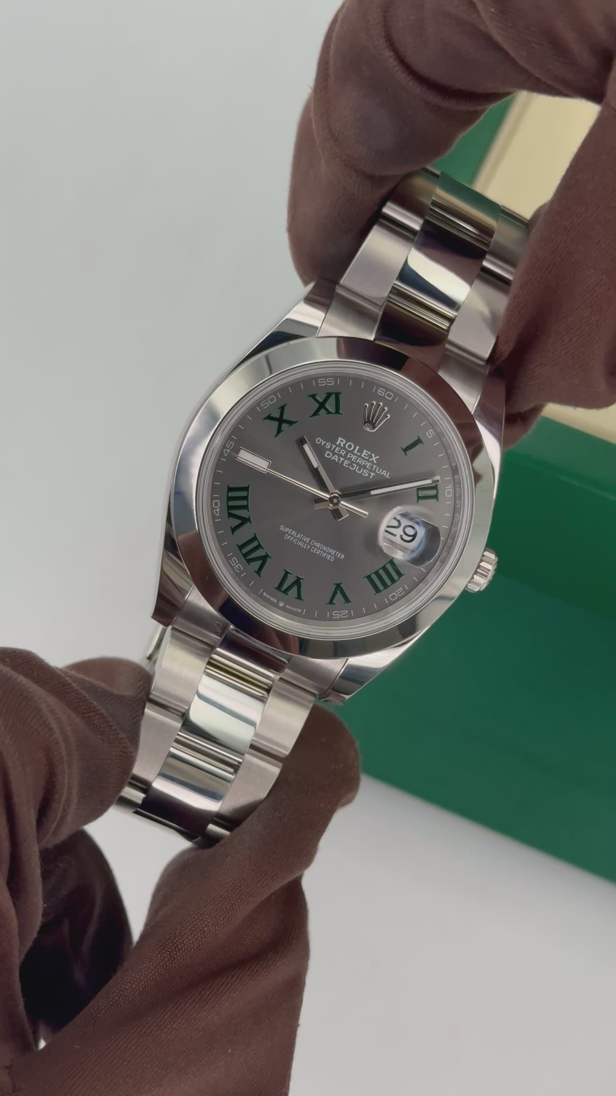 NEW 2026 Rolex Datejust 41mm 126300 Wimbledon Dial Oyster