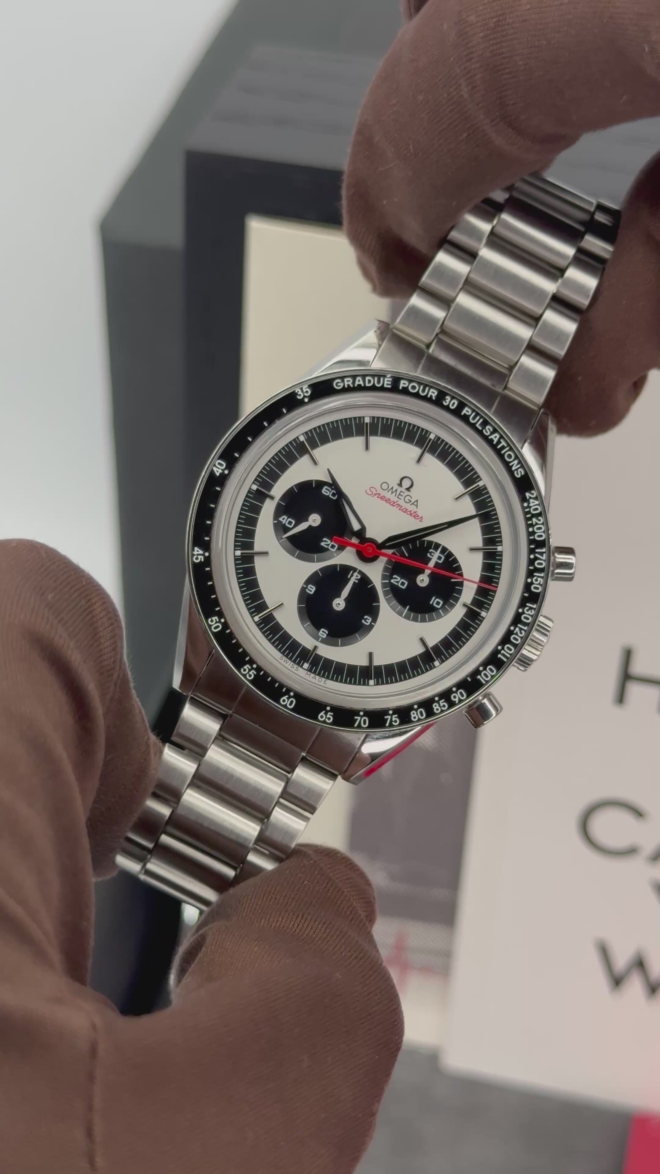2018 Omega Speedmaster Moonwatch 311.32.40.30.02.001 39mm Silver Dial