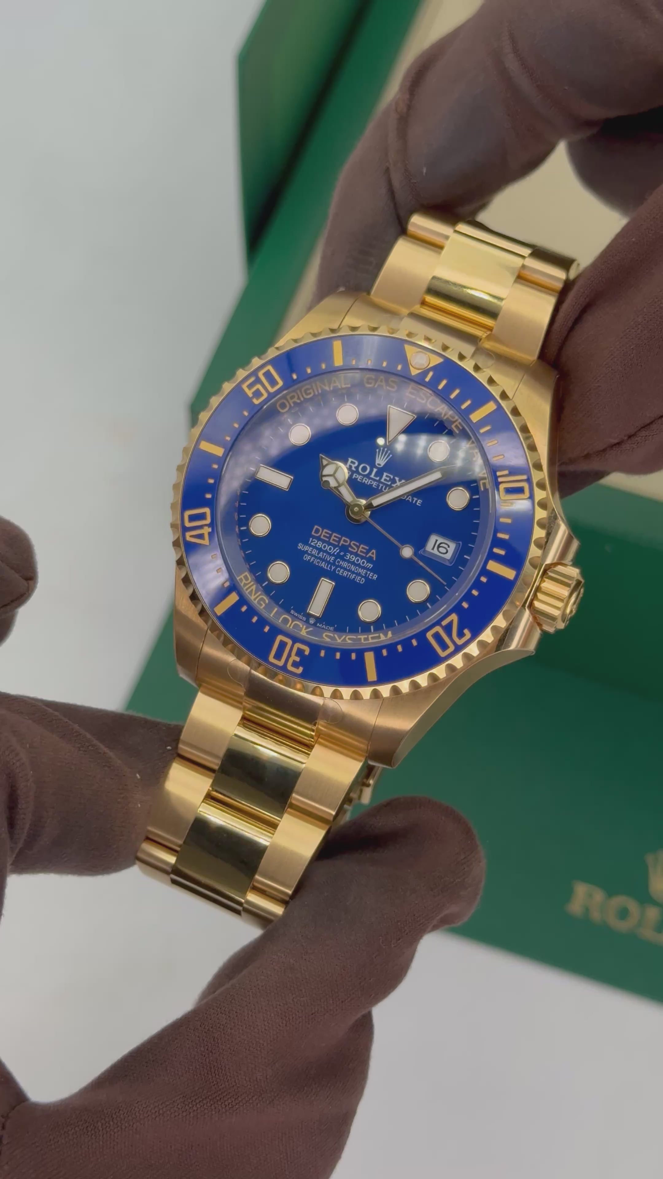 NEW 2026 Rolex Deepsea 44mm 136668LB Yellow Gold Blue Dial (STICKERED)