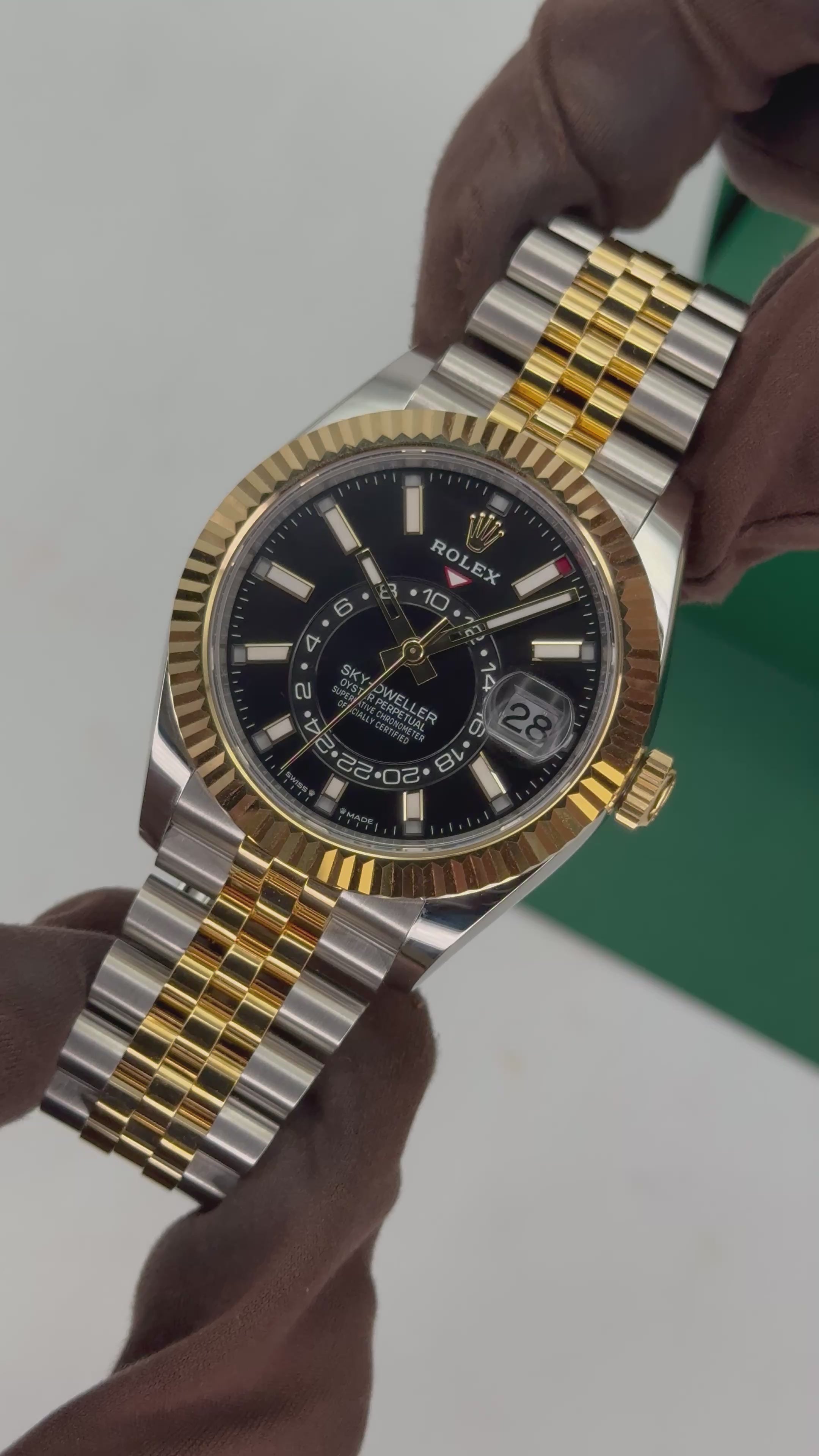 その他 Sky NEW 2026 Rolex Sky-Dweller 42mm 336933 Two-Tone Jubilee Black Dial