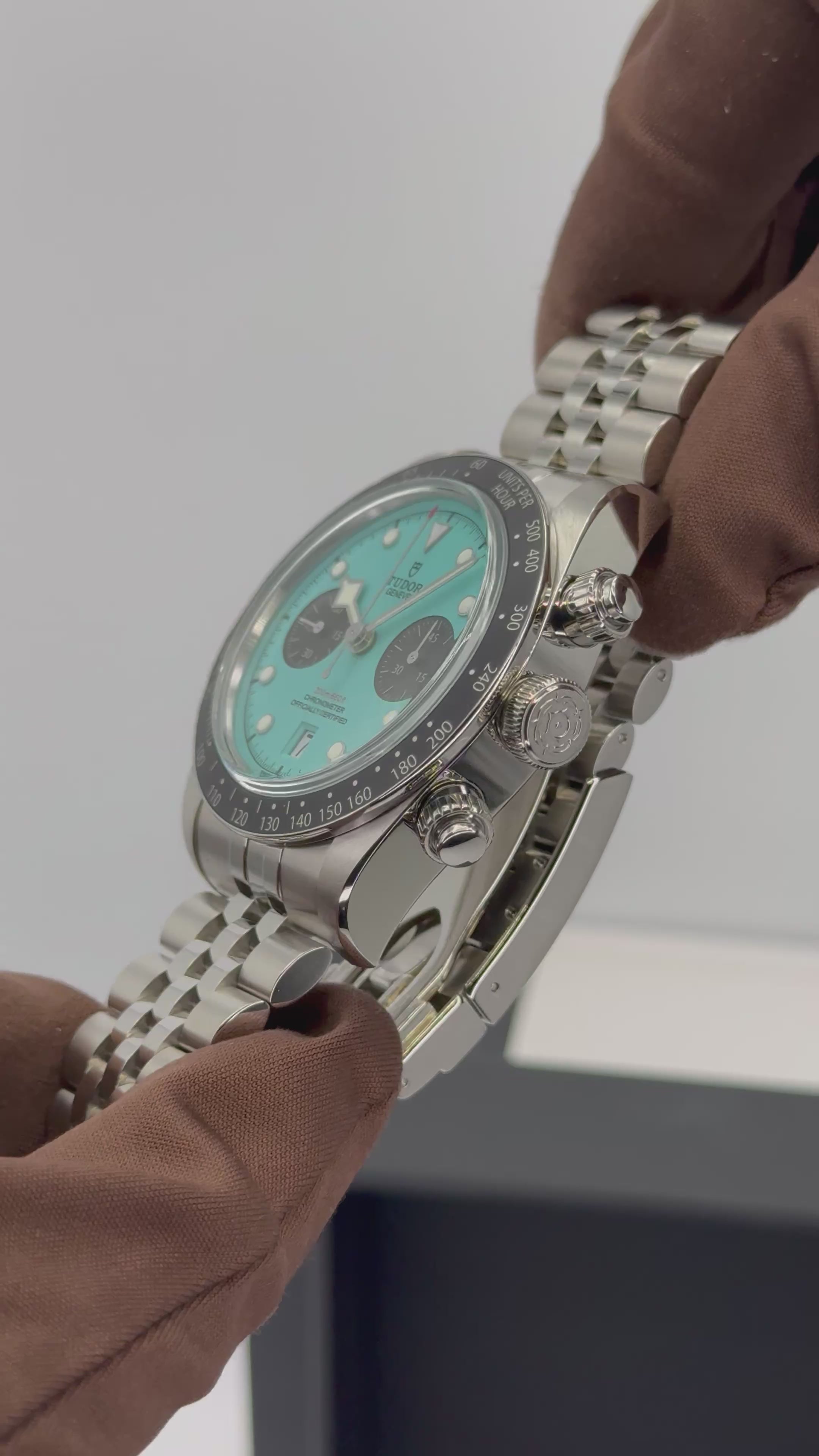 NEW 2026 Tudor Black Bay Chrono 41mm 79360N Flamingo Blue Dial