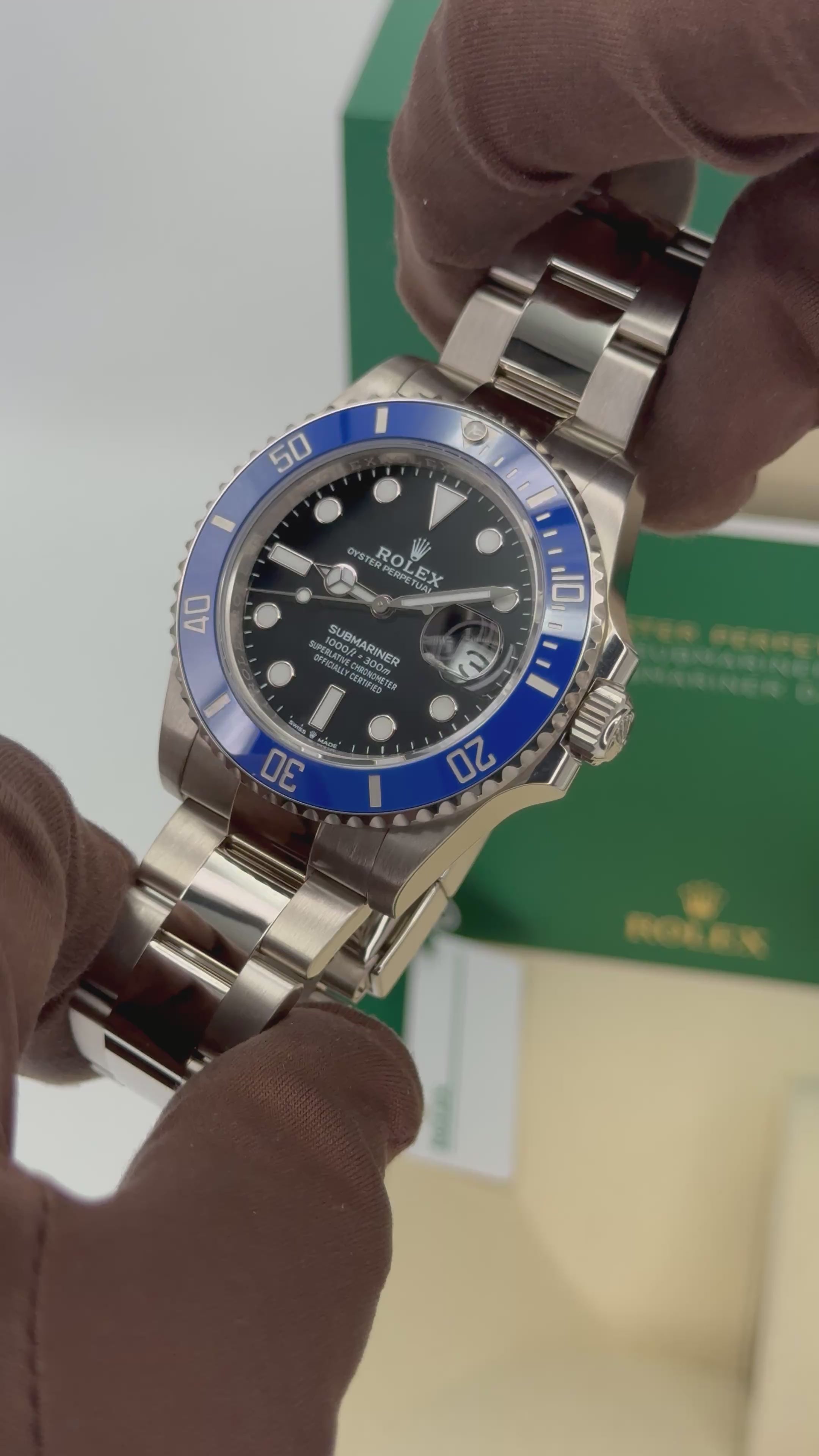 2024 Rolex Submariner “Cookie Monster ” 41mm 126619LB White Gold Black