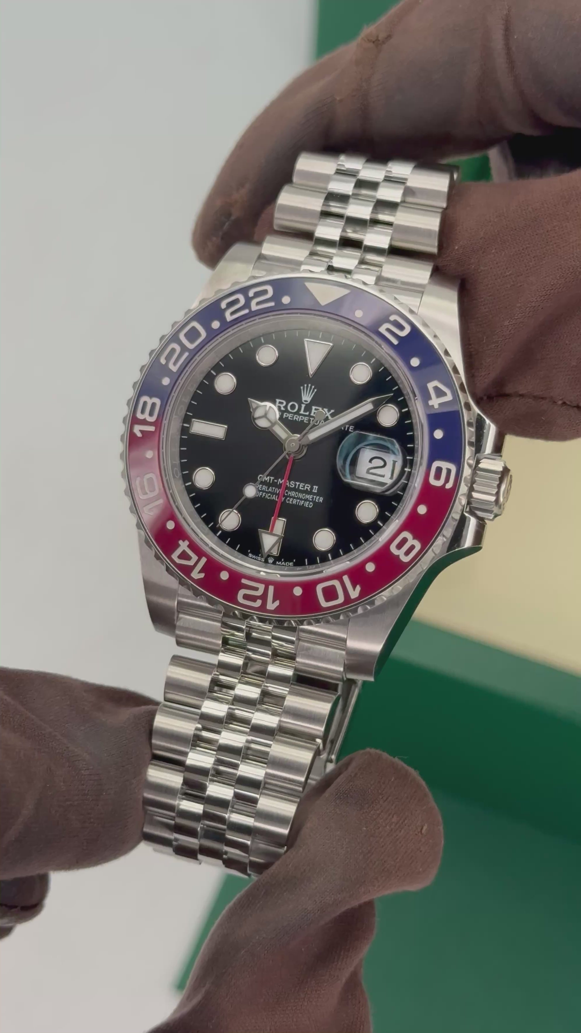 【TE2025】 2025 UNWORN ROLEX GMT-Master II “Sprite” Jubilee 40mm 126720VTNR