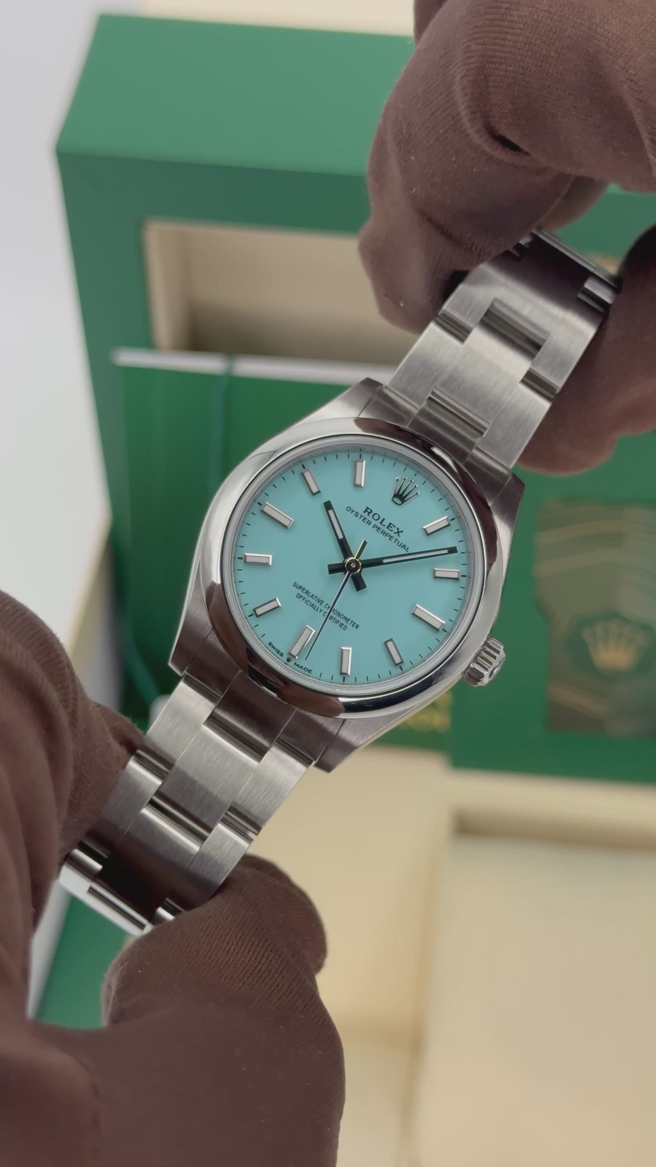 2023 Rolex Oyster Perpetual 31mm 277200 Turquoise Tiffany Blue Dial
