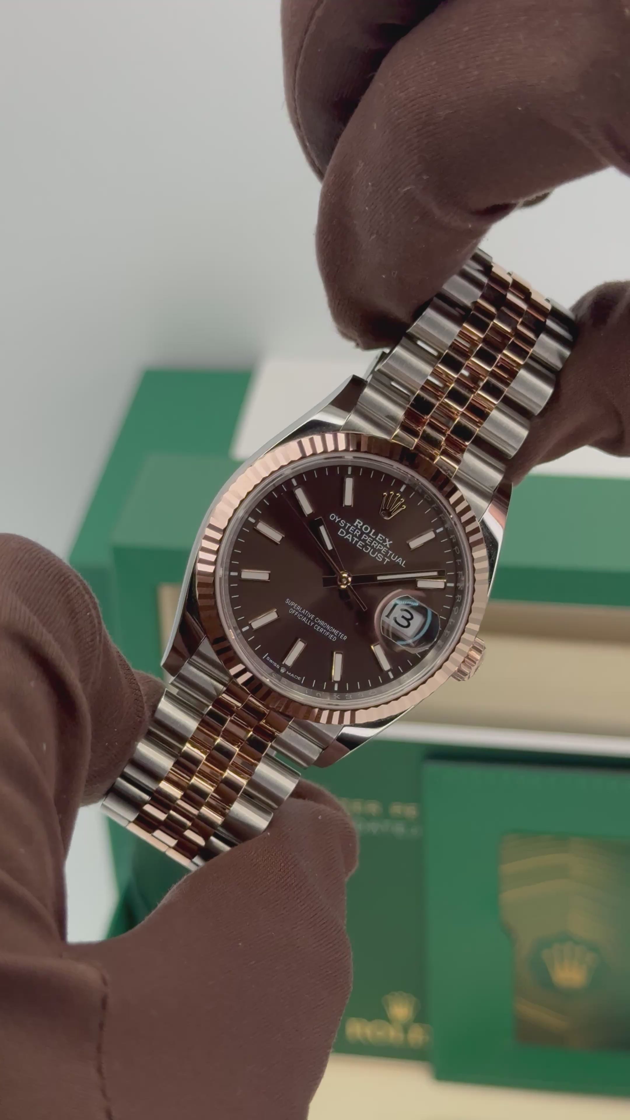 NEW 2026 Rolex Datejust 36mm 126231 Two-Tone Jubilee Chocolate Dial