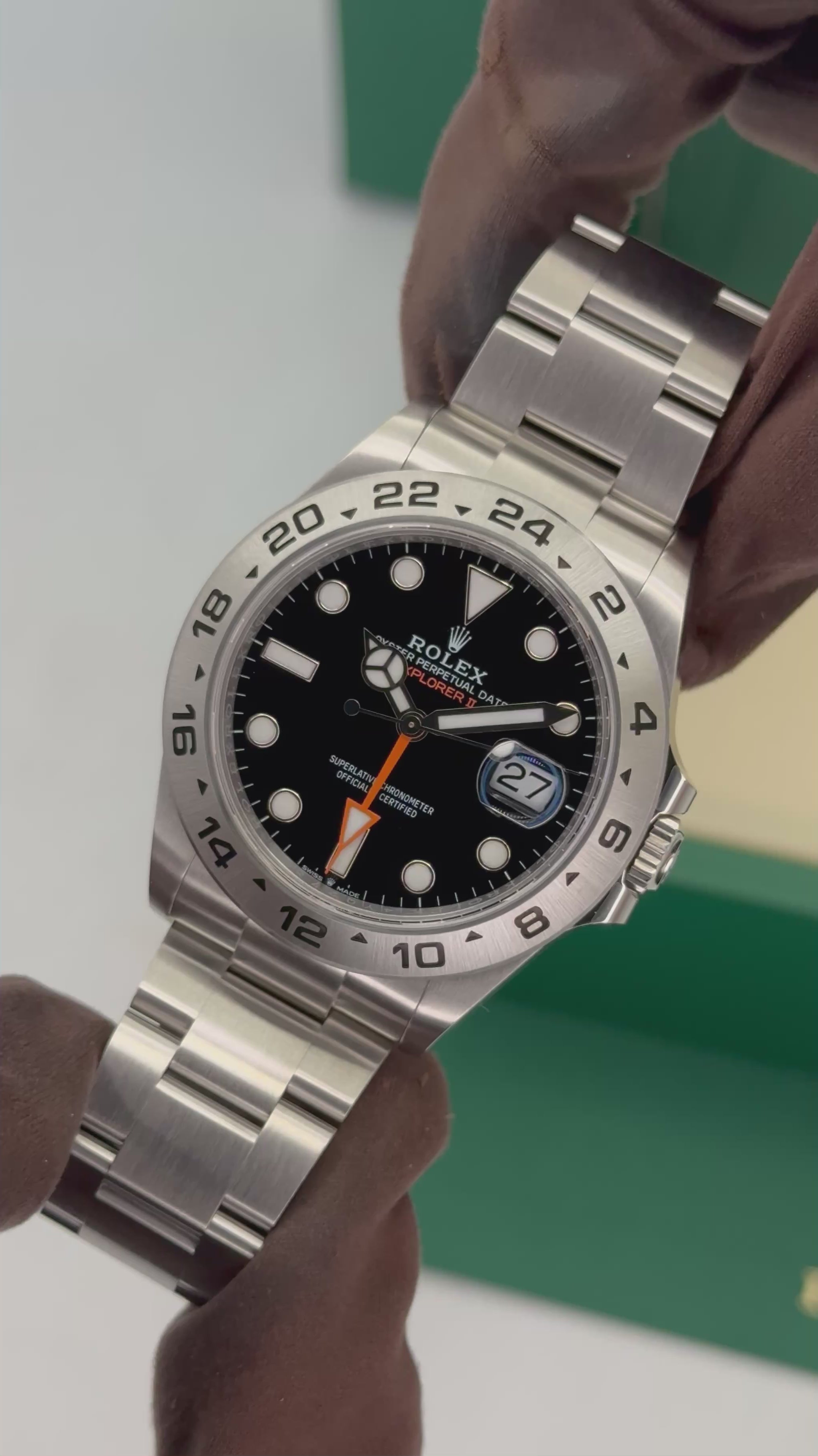 NEW 2026 Rolex Explorer II 42mm 226570 Stainless Steel Black Dial