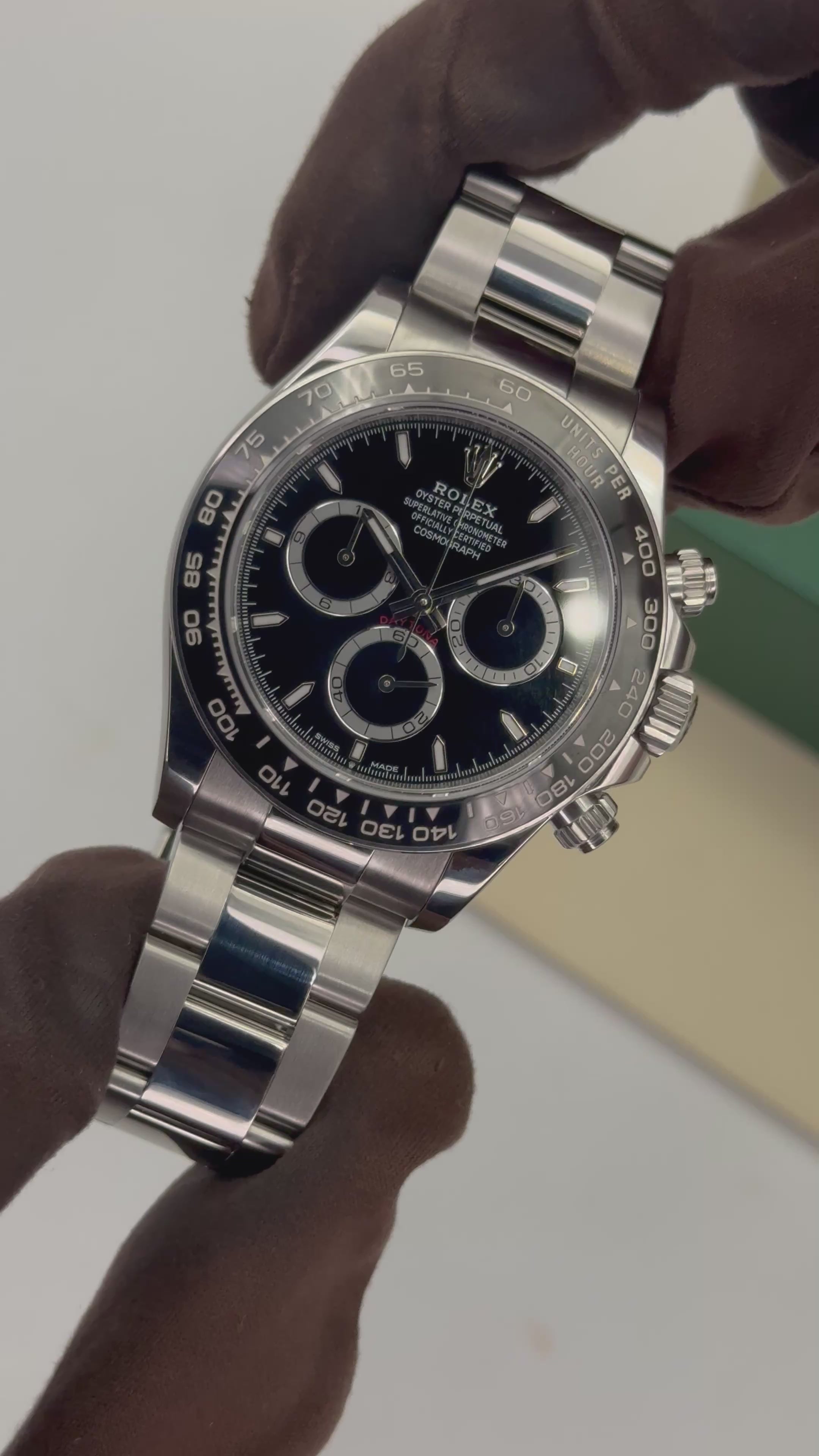 2024 Rolex Daytona 40mm 126500LN Stainless Steel Black Dial