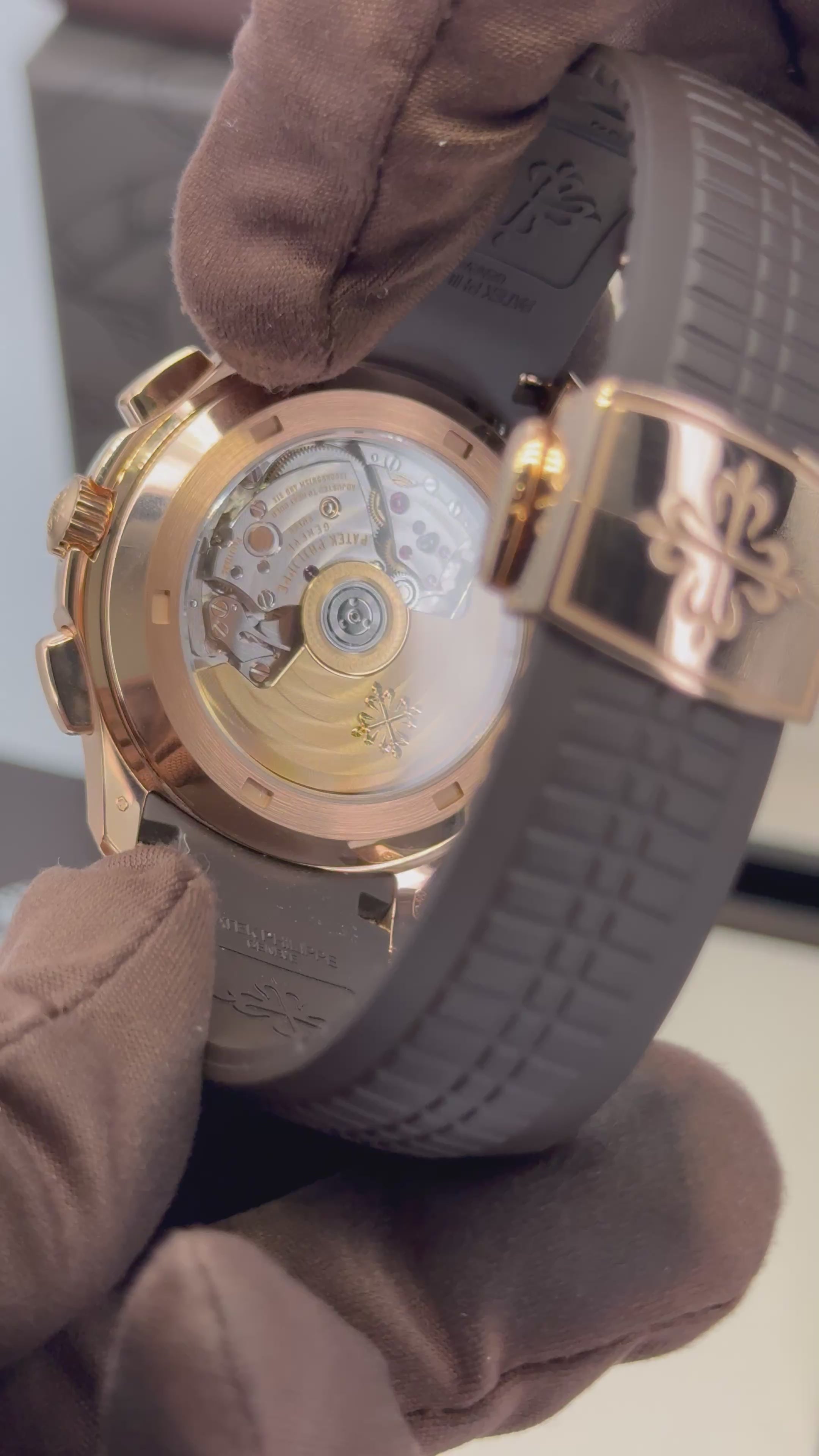 2024 Patek Philippe 5968R Aquanaut Chronograph Rose Gold