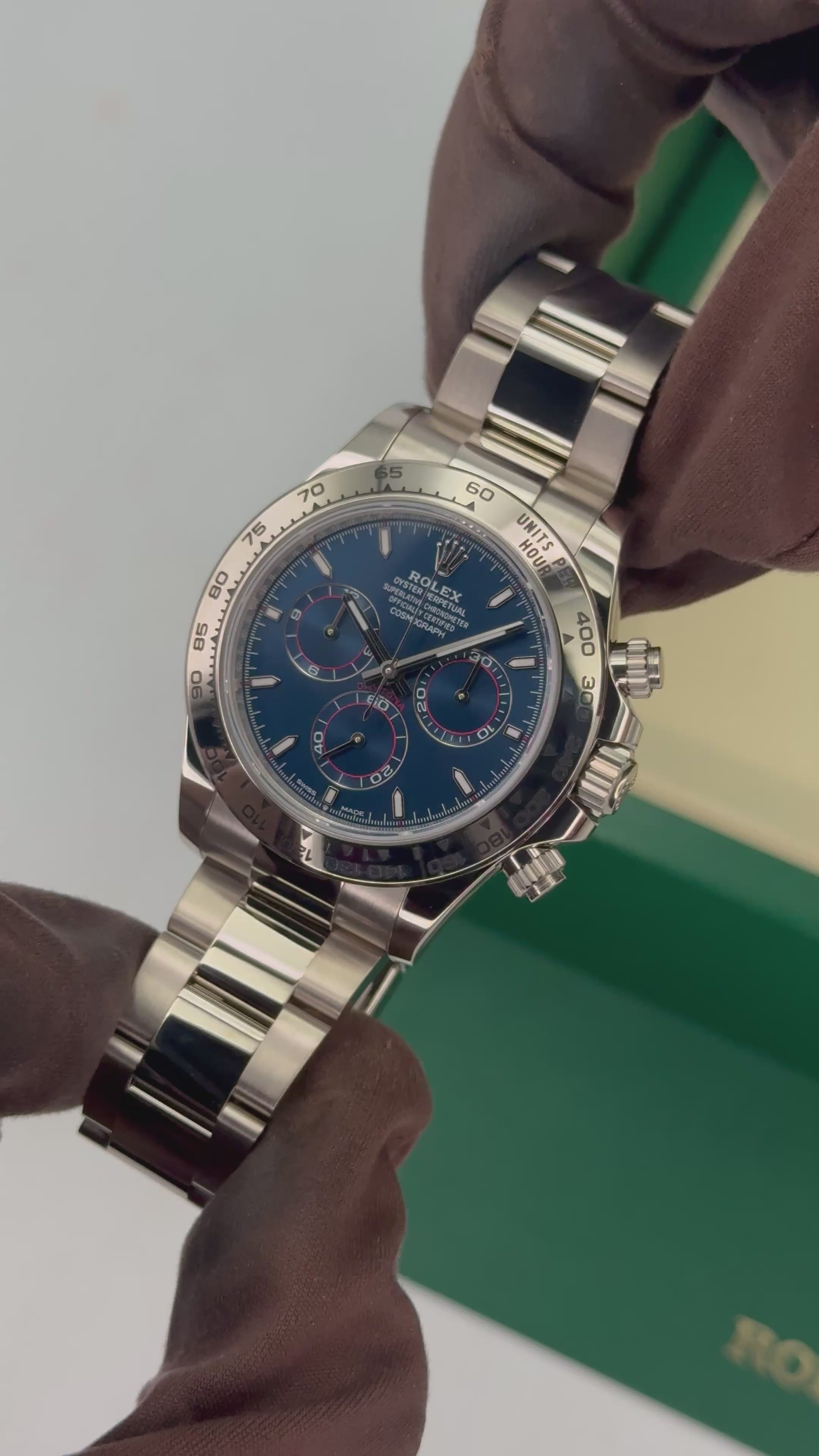 NEW 2026 Rolex Daytona 40mm 126509 White Gold Blue Dial