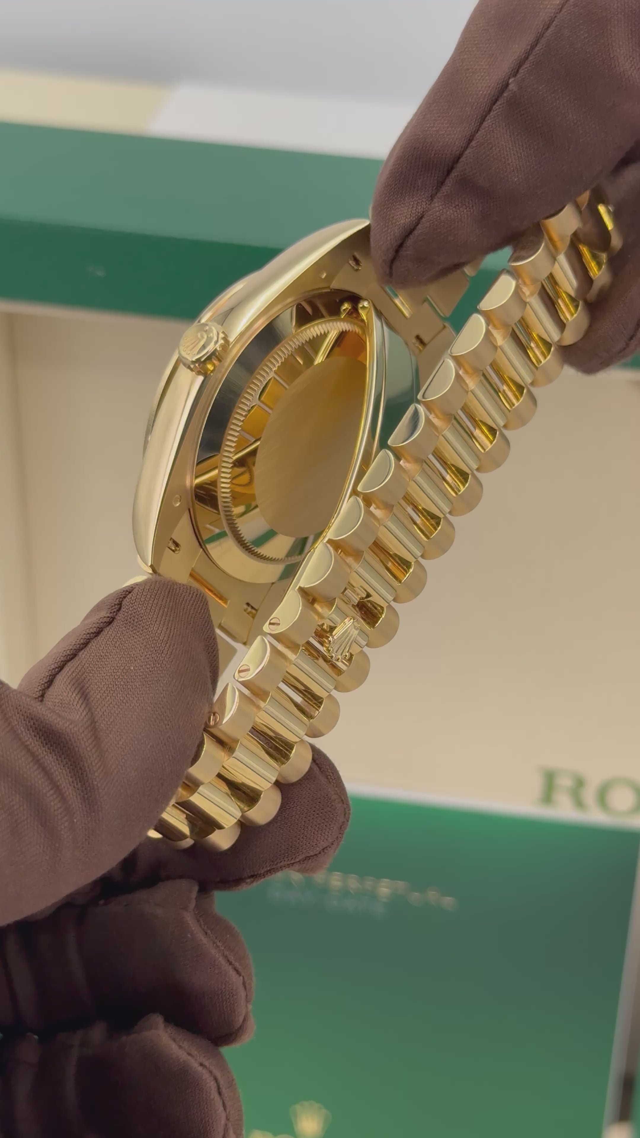 2025 Rolex Day-Date 40mm 228398TBR Diamond Paved Dial