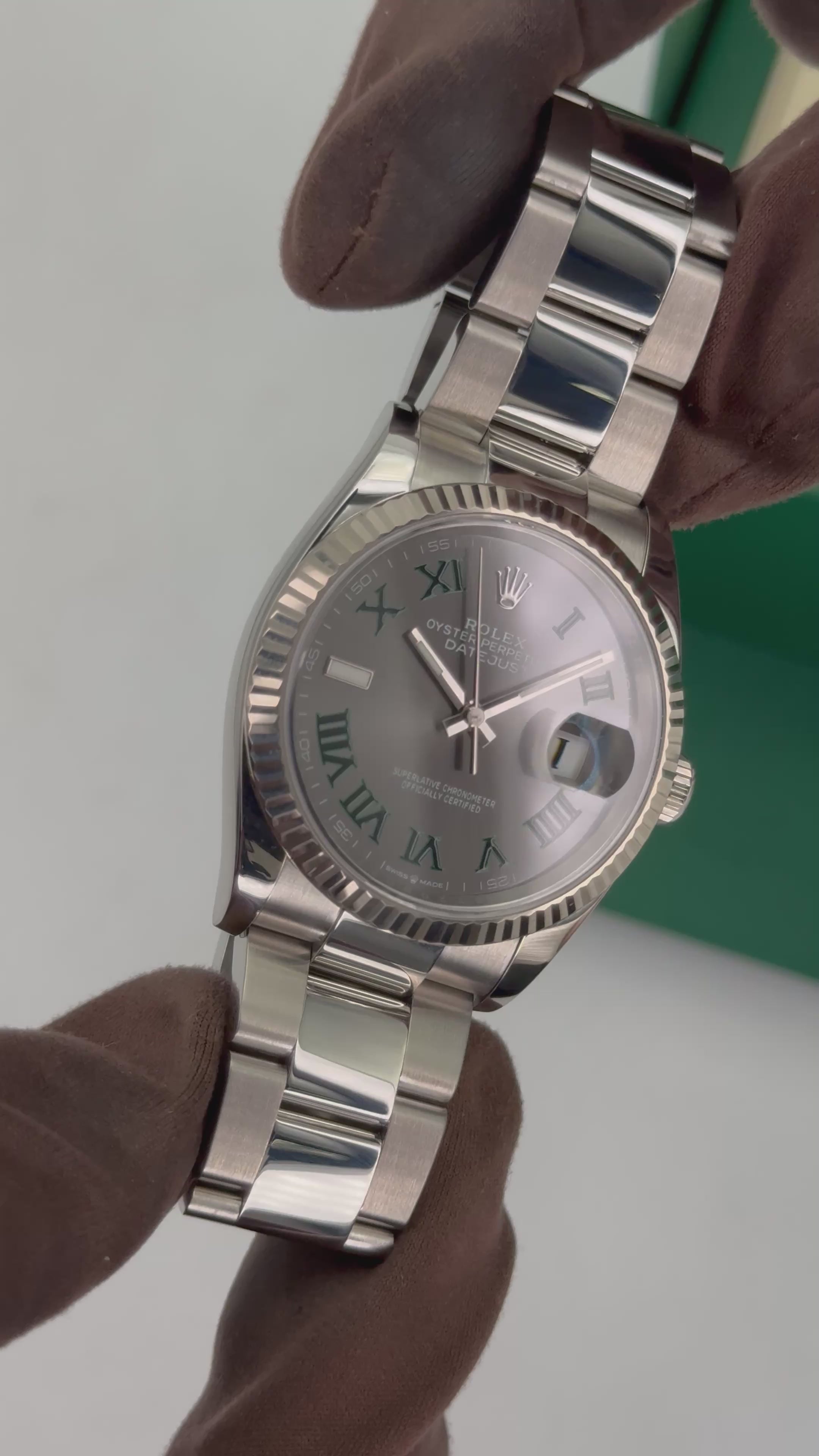 NEW 2026 Rolex Datejust 36mm 126234 Oyster Wimbledon Dial