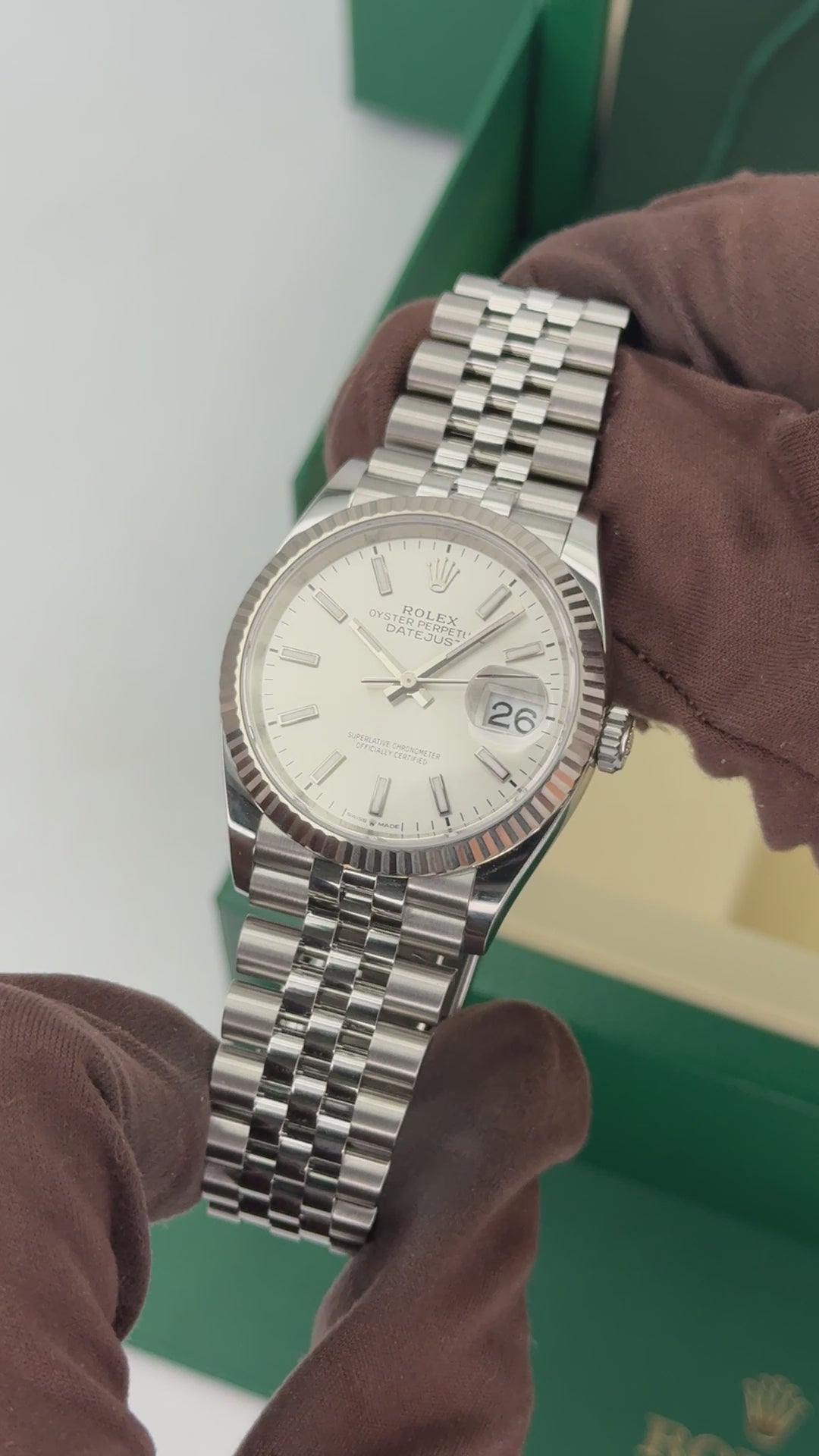 NEW 2026 Rolex Datejust 36mm 126234 Stainless Steel Jubilee Silver Dia