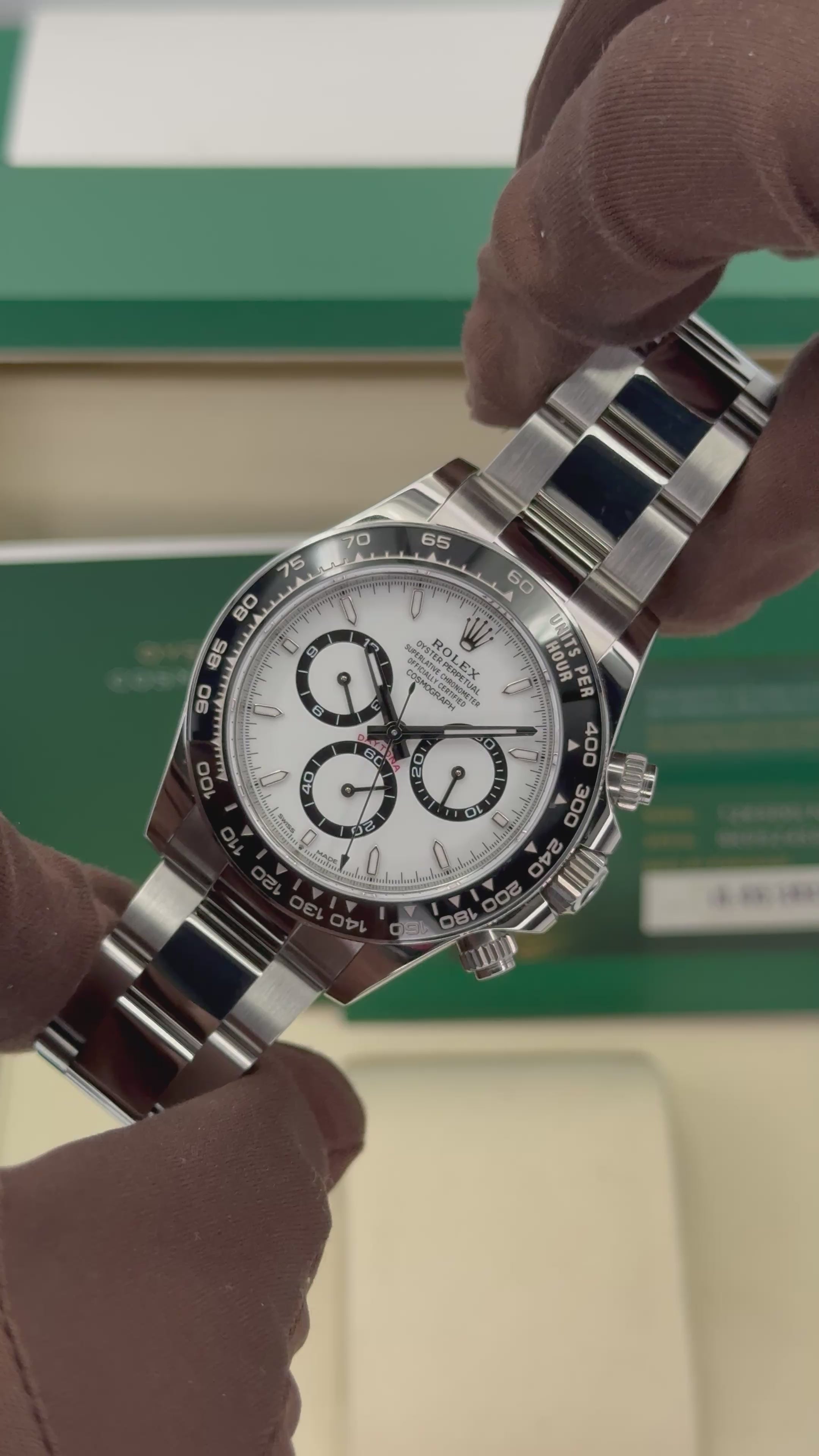 2025 Rolex Daytona 40mm 126500LN Stainless Steel Panda Dial
