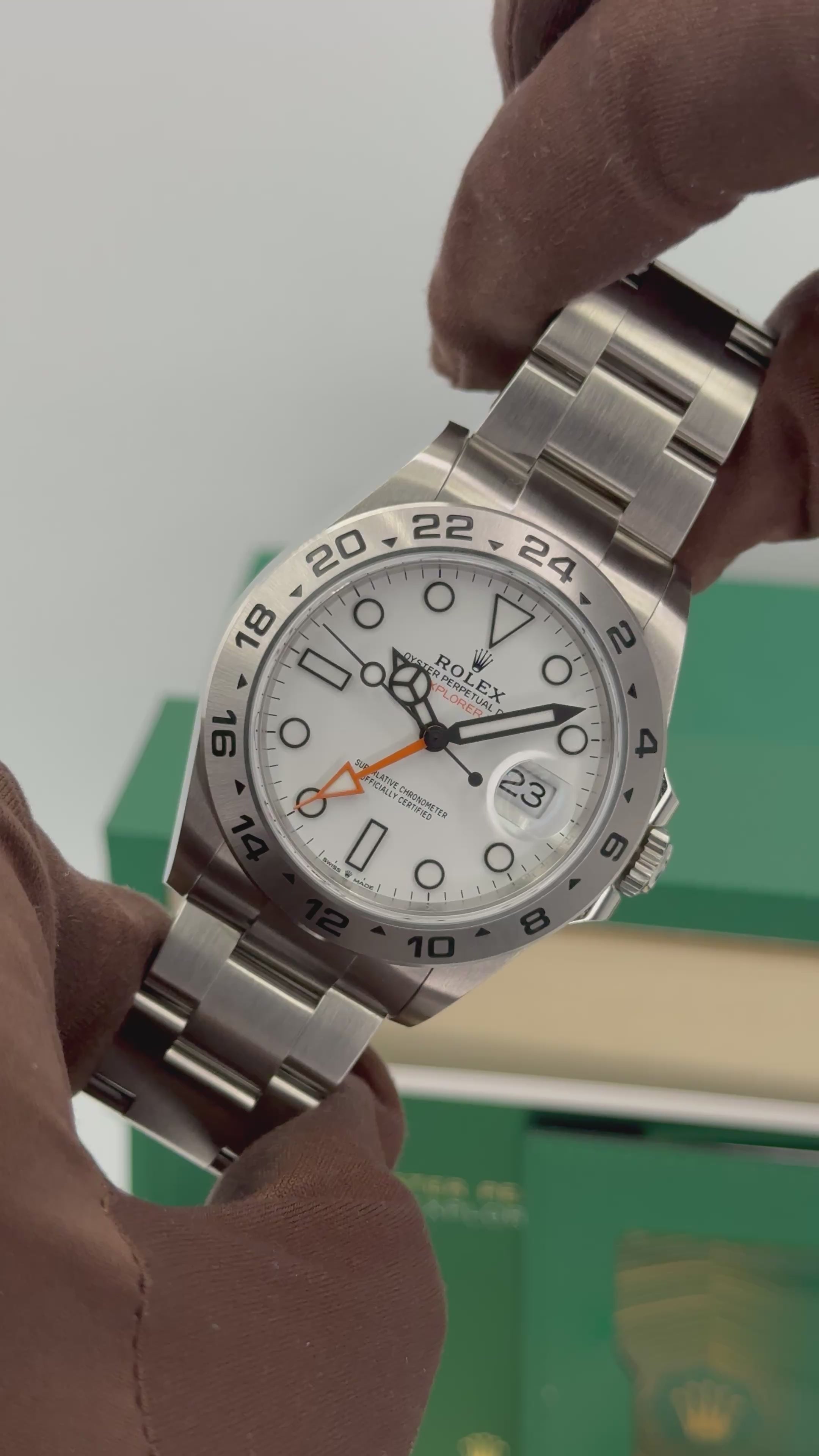 NEW 2025 Rolex Explorer II 42mm 226570 Polar White Dial