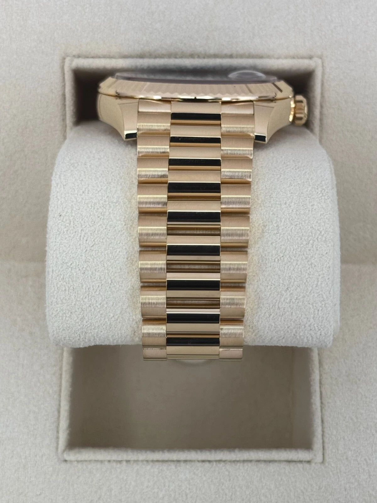 NEW 2025 Rolex Day-Date 40mm 228238 Yellow Gold Black Dial