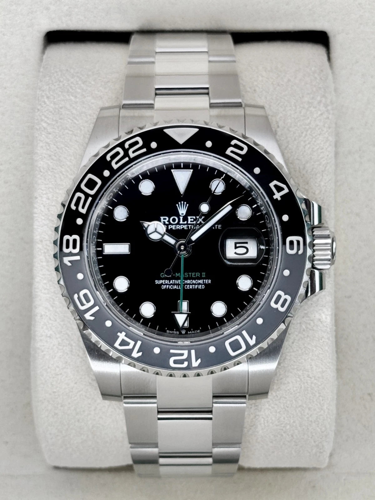 NEW 2026 Rolex GMT-Master II Bruce Wayne 40mm 126710GRNR Oyster (NEW STYLE CARD)
