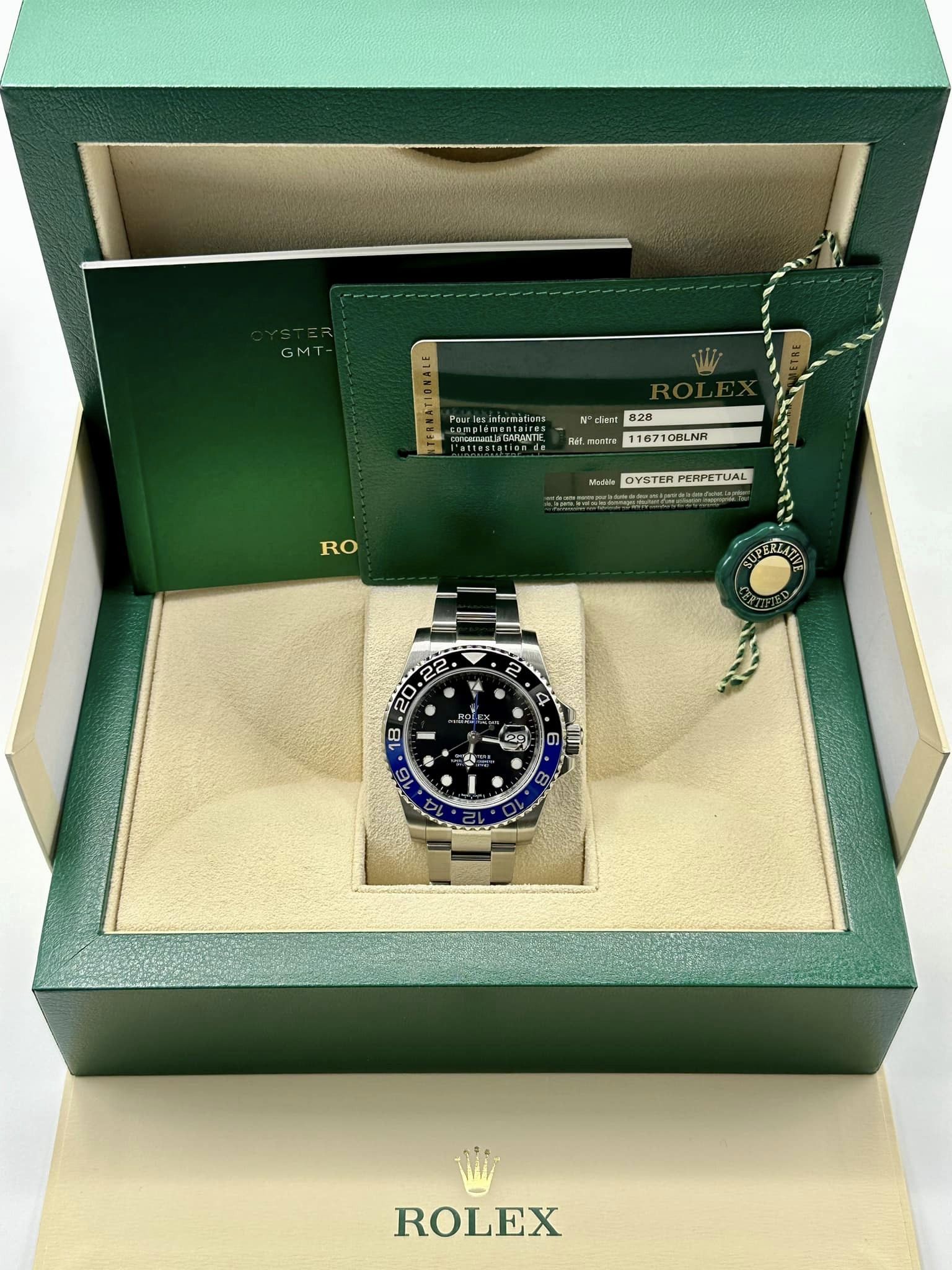 Montre rolex batman hot sale