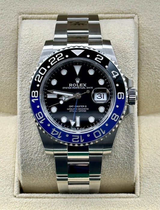 2023 Rolex GMT-Master II "Batman" 126710BLNR Stainless Steel Oyster - MyWatchLLC