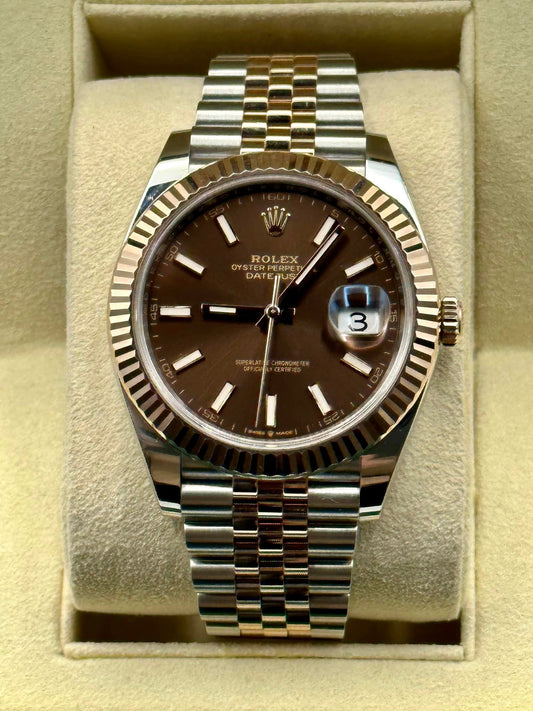 2020 Rolex Datejust 41mm 126331 Two-Tone Rose Gold/Stainless Steel - MyWatchLLC