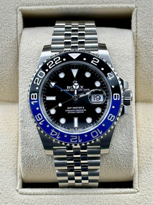 NEW 2022 Rolex GMT-Master II “Batgirl” 126710BLNR SS on Jubilee - MyWatchLLC