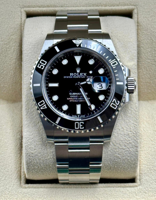 NEW 2023 Rolex Submariner 126610LN Black Dial Stainless Steel Oyster - MyWatchLLC