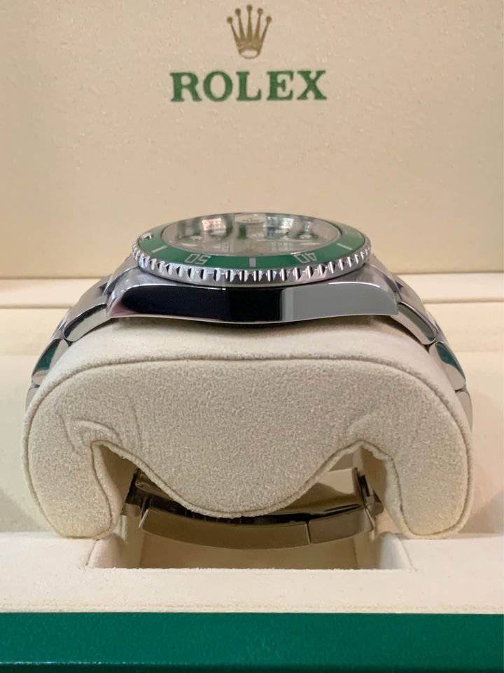 2012 Rolex Submariner 40mm "Hulk" 116610LV Stainless Steel Oyster Bracelet with Box and Papers - MyWatchLLC