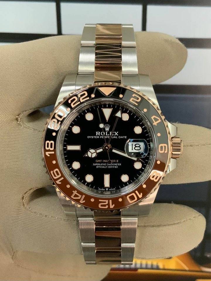 2023 NEW/Unworn Rolex GMT-Master II “Rootbeer” 126711CHNR Two-Tone Rose Gold/Stainless Steel - MyWatchLLC