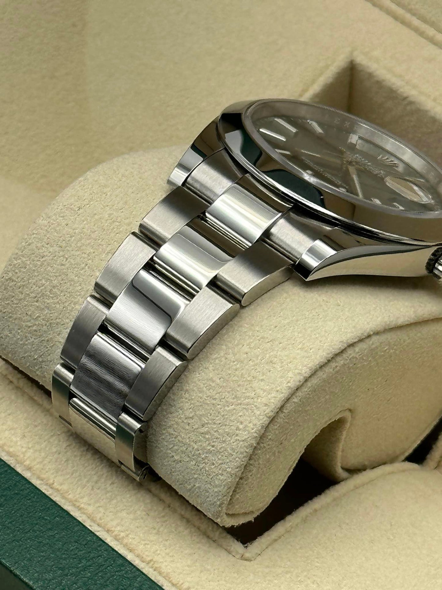 2022 Rolex Datejust 41mm 126300  Stainless Steel Mint Dial Oyster - MyWatchLLC