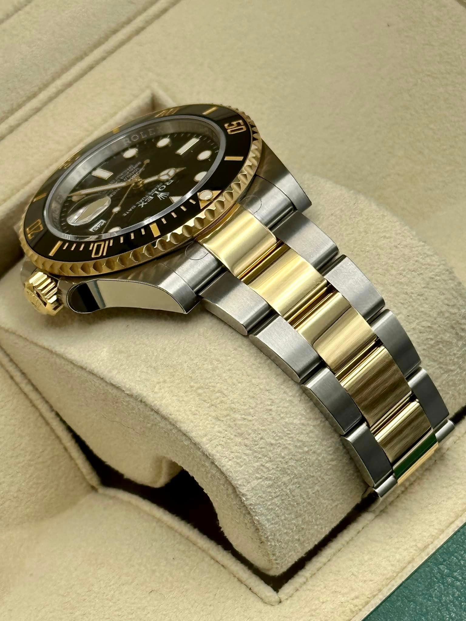 NEW 2023 Rolex Submariner 126613LN Two-Tone Stainless Steel Oyster - MyWatchLLC
