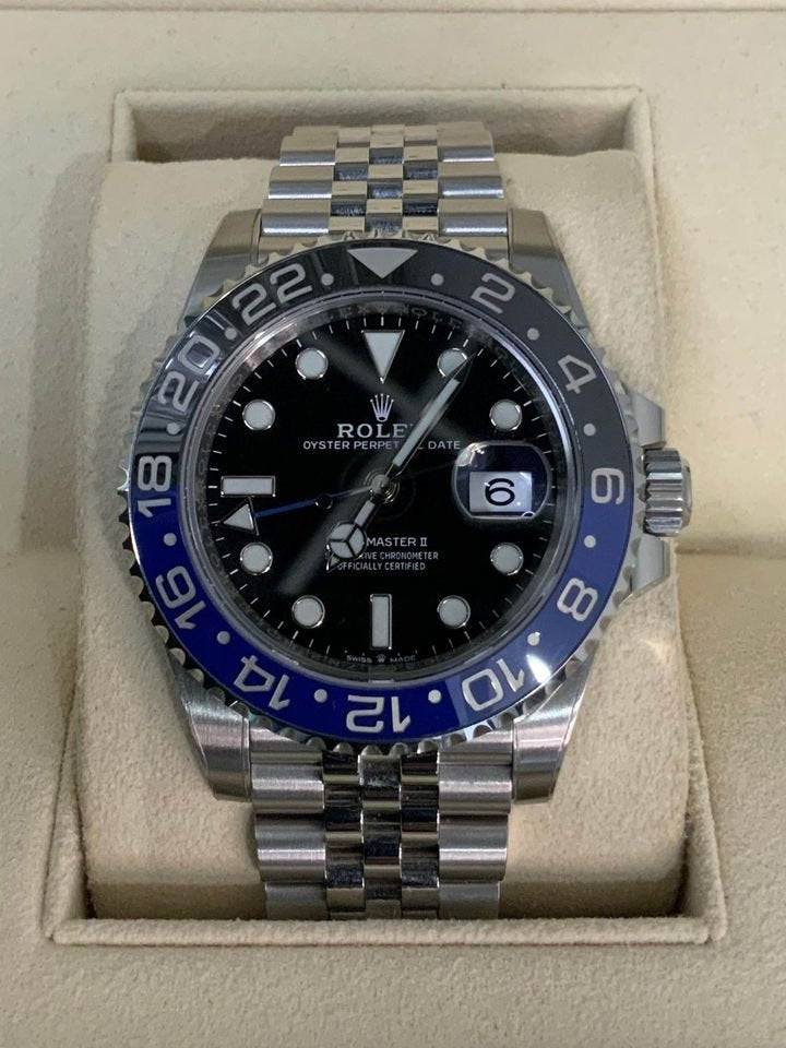 MINT Near NEW 2019 Rolex GMT-Master II “Batman/Batgirl” 126710BLNR Stainless Steel on Jubilee Bracelet - MyWatchLLC