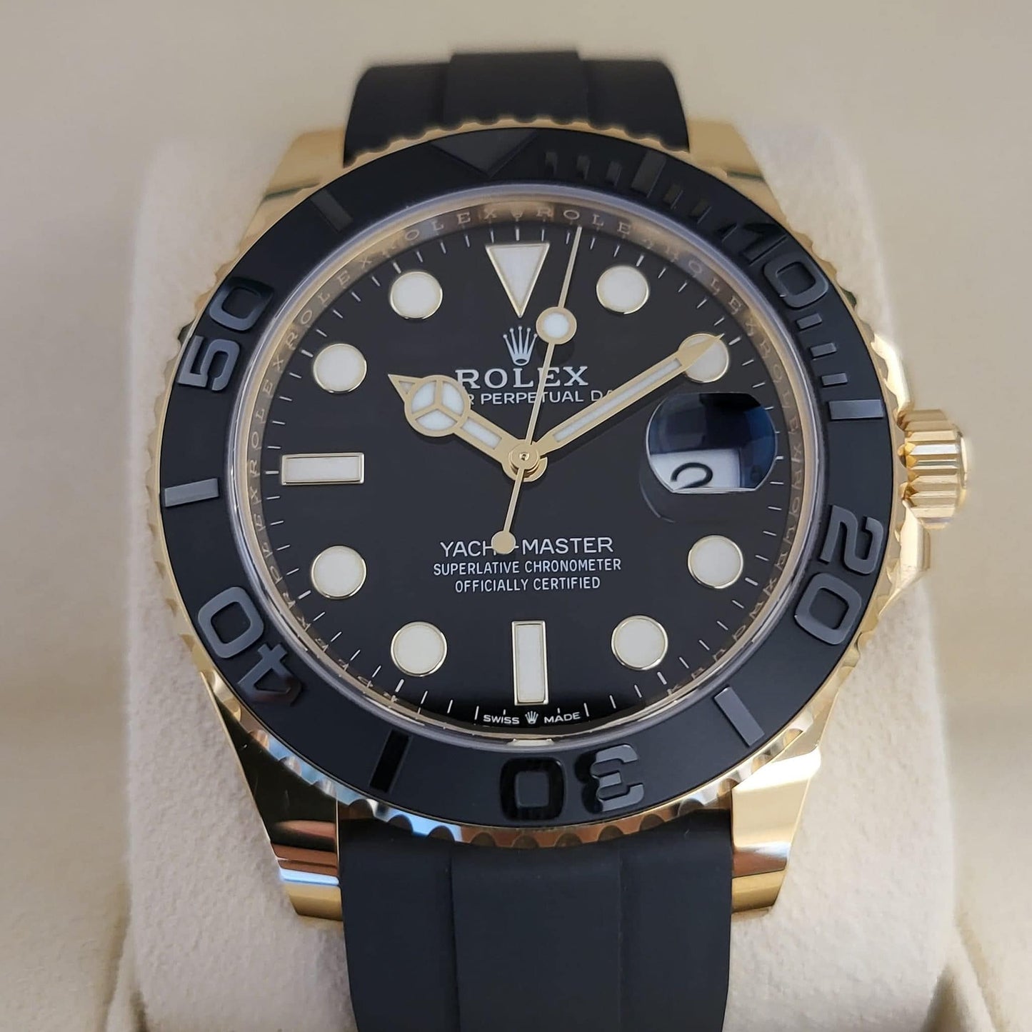 NEW 2023 Rolex Yacht Master 42mm 226658 on Oysterflex Complete - MyWatchLLC